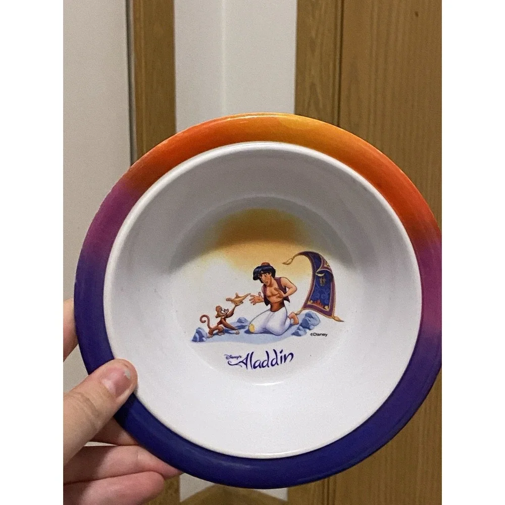 Vintage Aladdin Kids Bowl Plastic